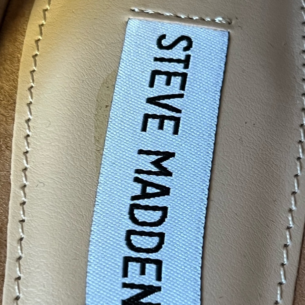 Steve Madden Womens Tan Suede Susana Ankle Straps Wedge Sandals Espadrilles 10M - Picture 17 of 17